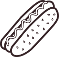 A hotdog illustration