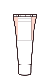 Body balm tube illustration