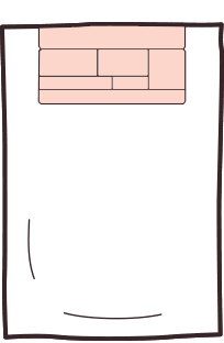Small original coffee scrub packet illustration