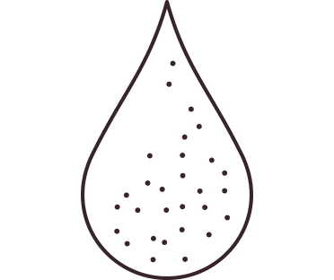 Jojoba oil droplet illustration